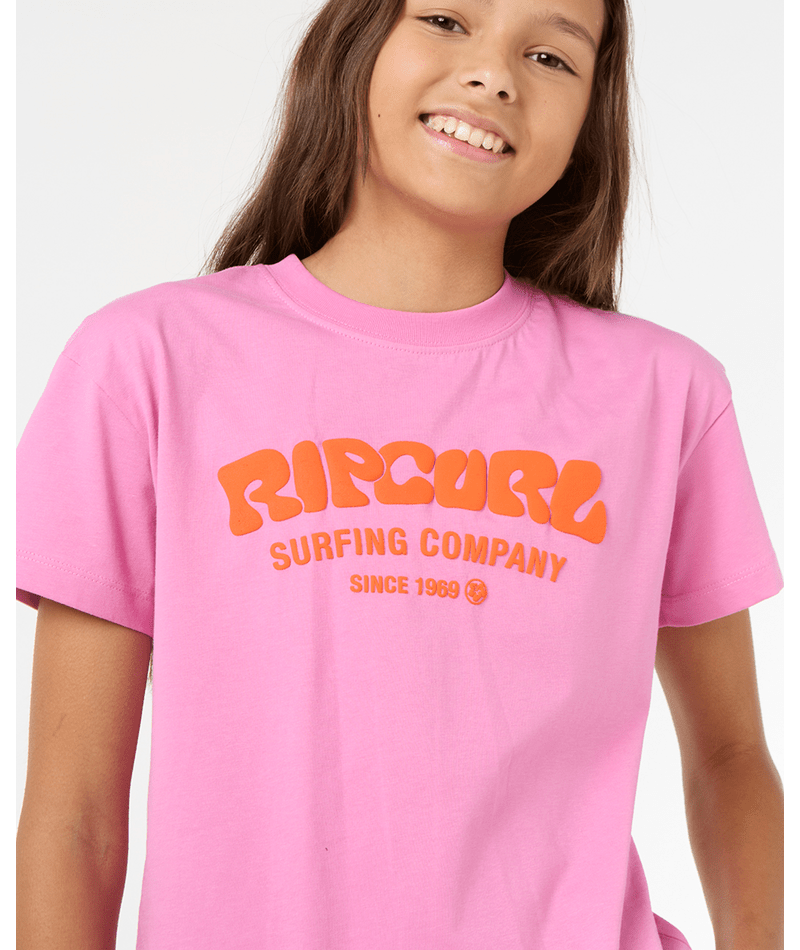 RIP CURL SURF PUFF RELAXED TEE - GIRLS