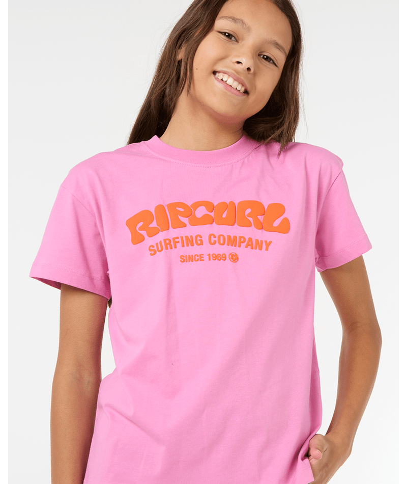 RIP CURL SURF PUFF RELAXED TEE - GIRLS
