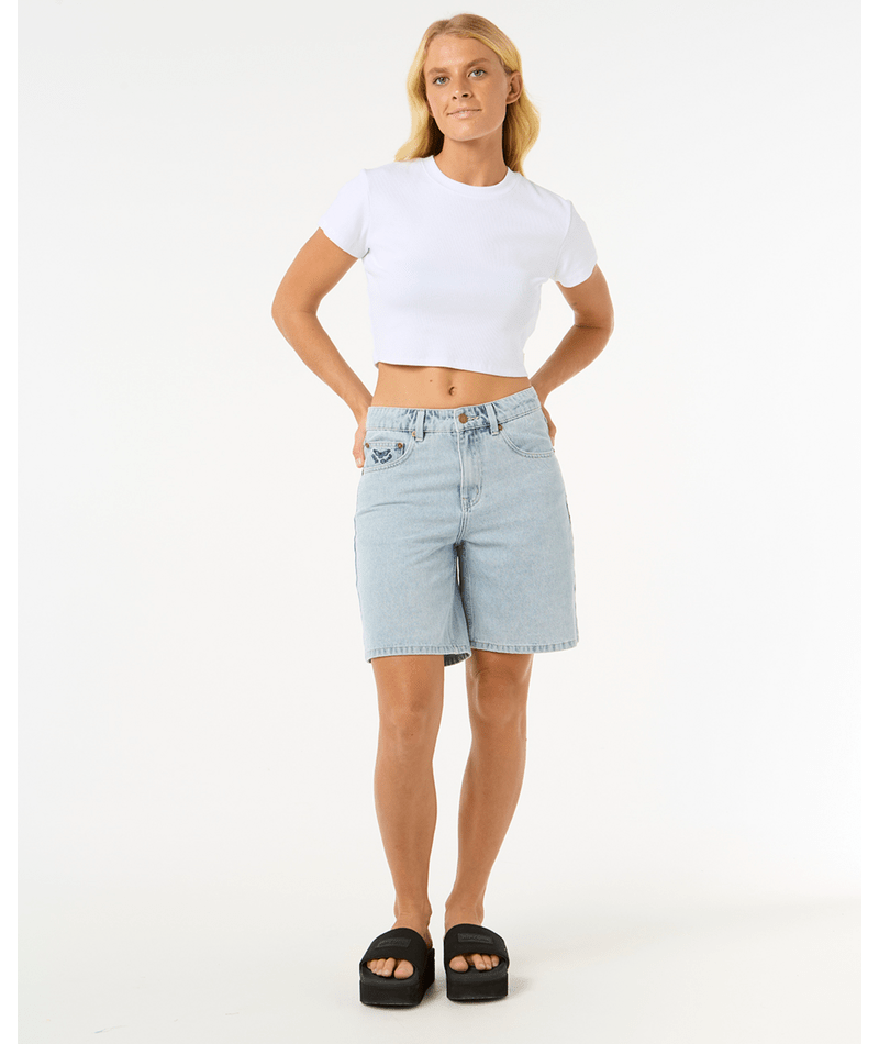 RIP CURL AGGIE RELAXED DENIM SHORT