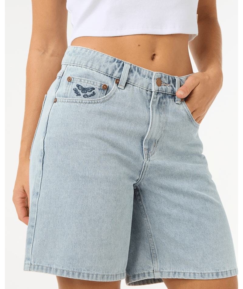RIP CURL AGGIE RELAXED DENIM SHORT