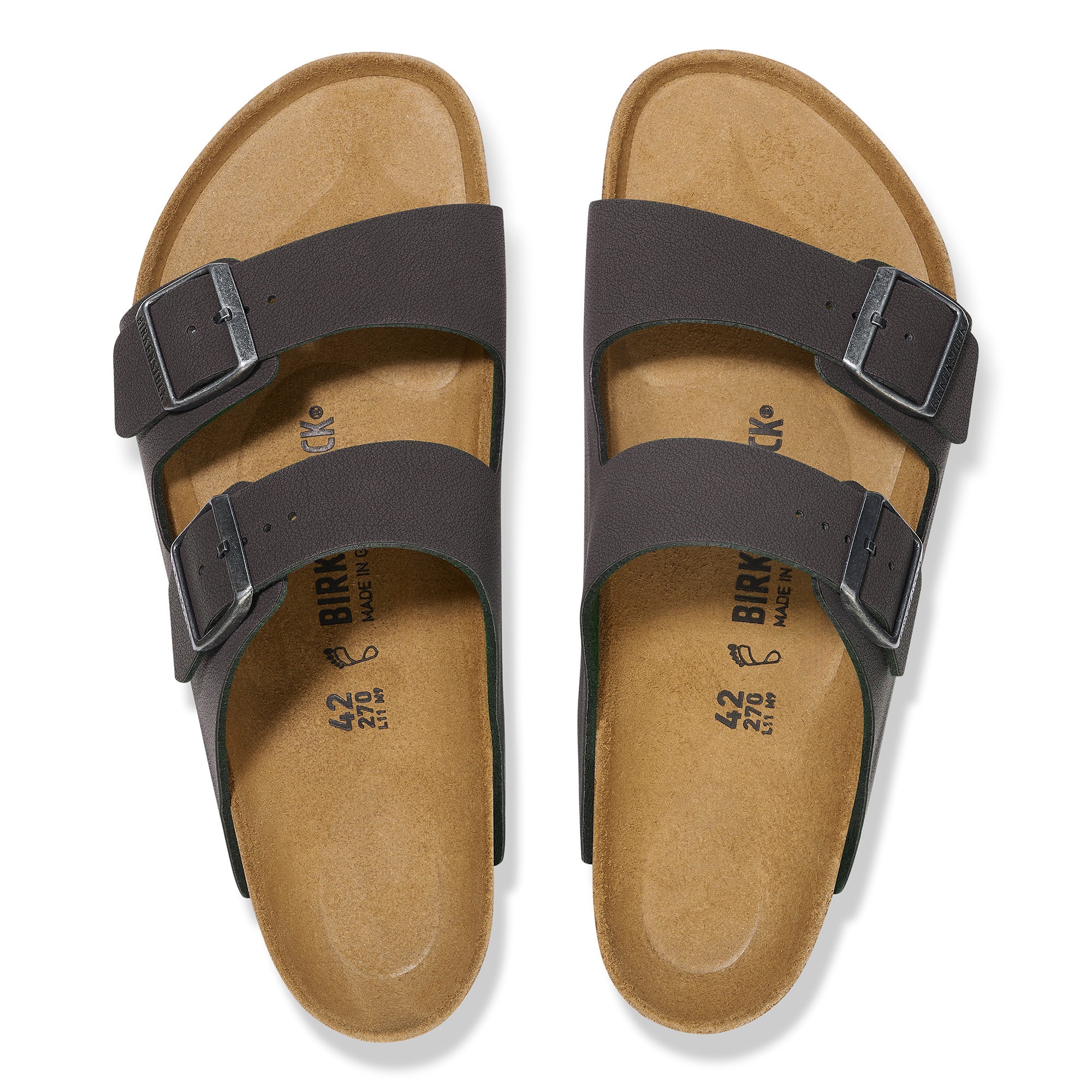 ARIZONA VELVET GREY BIRKIBUC NARROW