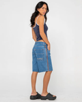 FLIP MOMMY LOW RISE WIDE LEG DENIM JORT