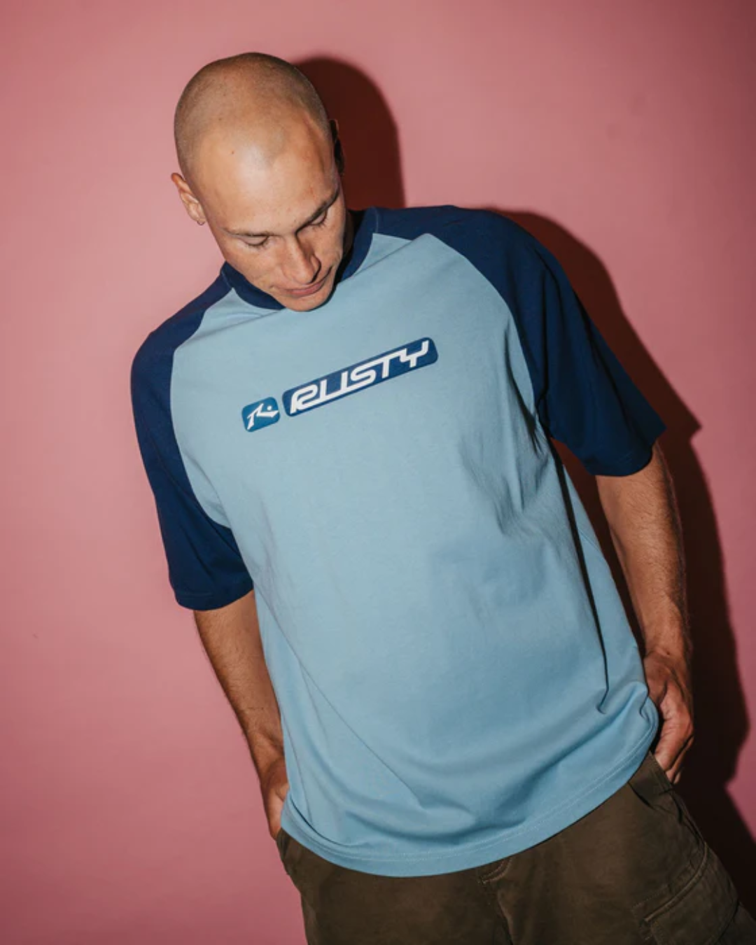 BUBBLE RAGLAN SHORT SLEEVE TEE