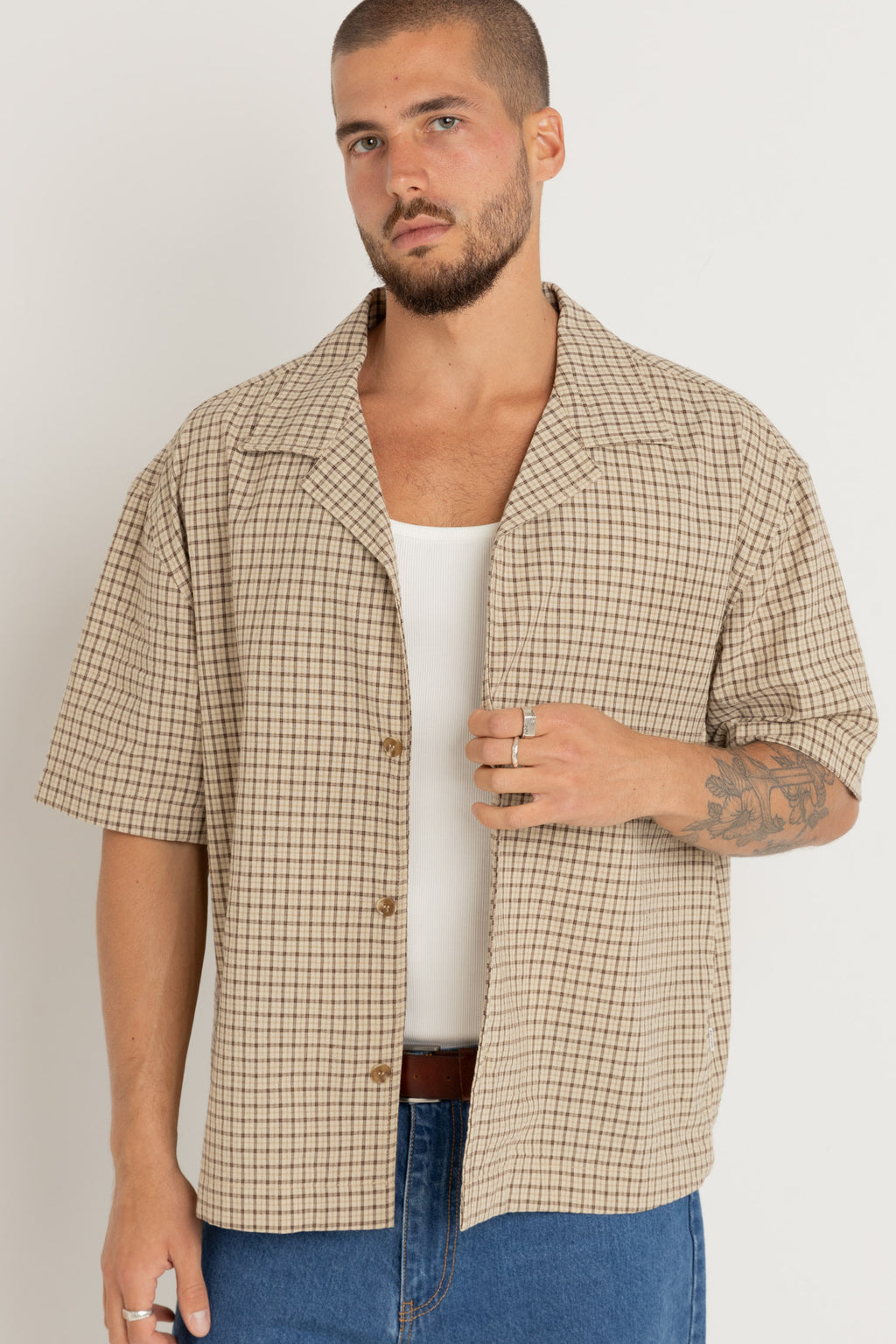 JEREMY CHECK SS SHIRT