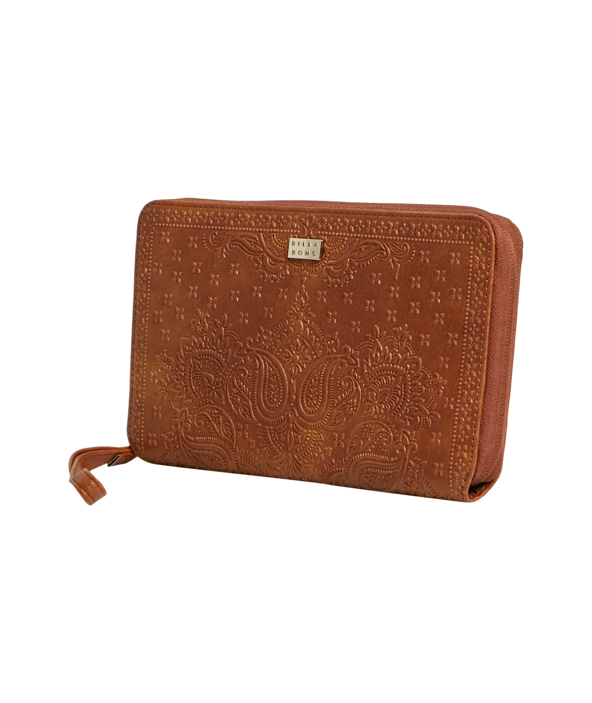 BANDANA MANDALA TRAVEL WALLET -  TAN