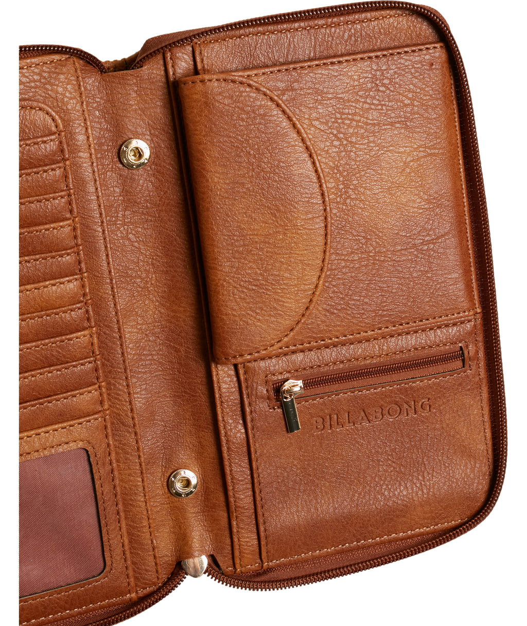 BANDANA MANDALA TRAVEL WALLET -  TAN