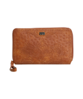 BANDANA MANDALA TRAVEL WALLET -  TAN