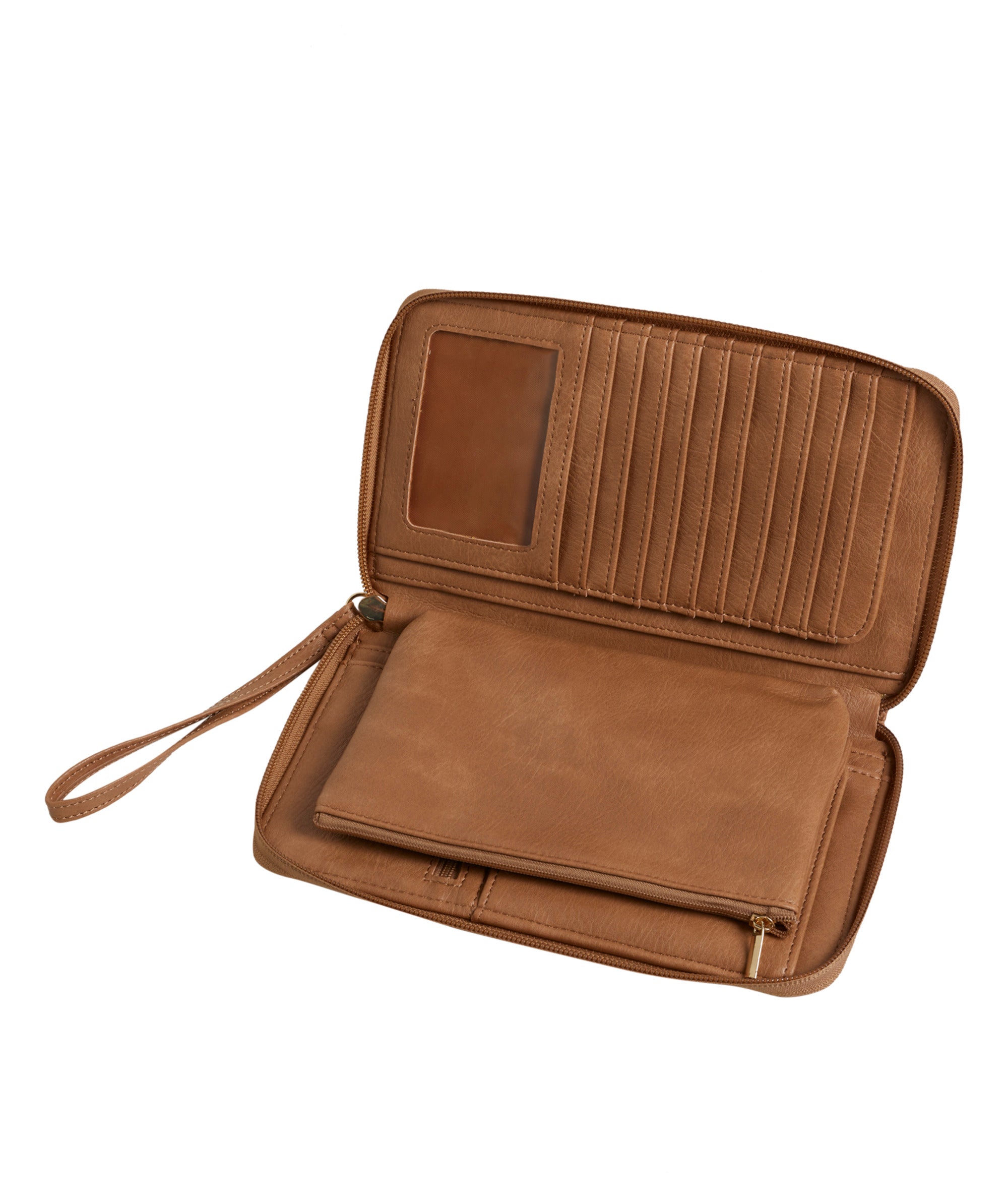 BANDANA MANDALA TRAVEL WALLET - LIGHT TAN