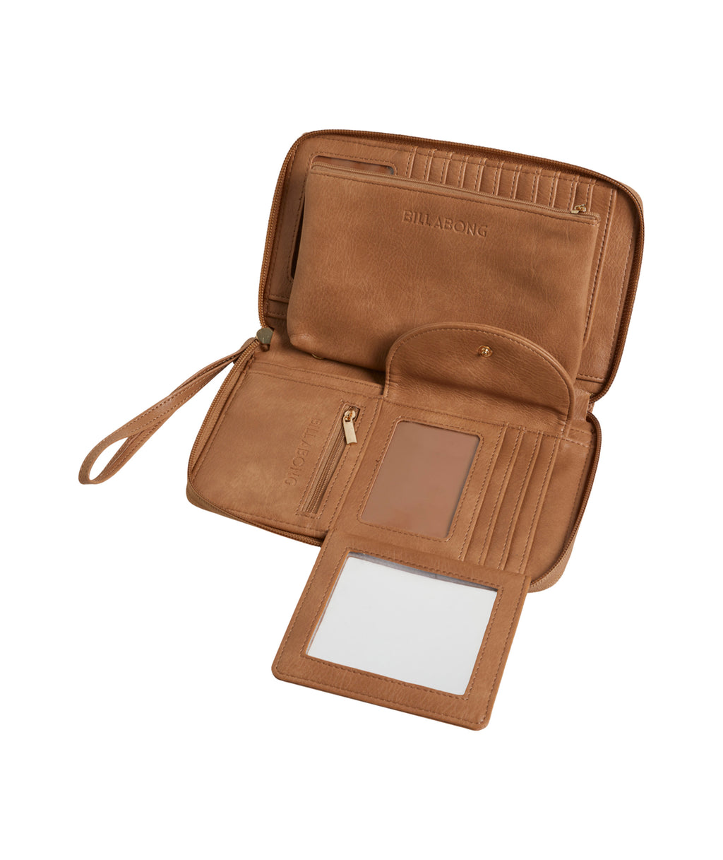 BANDANA MANDALA TRAVEL WALLET - LIGHT TAN