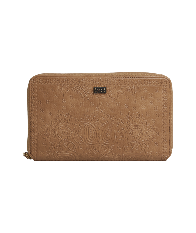 BANDANA MANDALA TRAVEL WALLET - LIGHT TAN