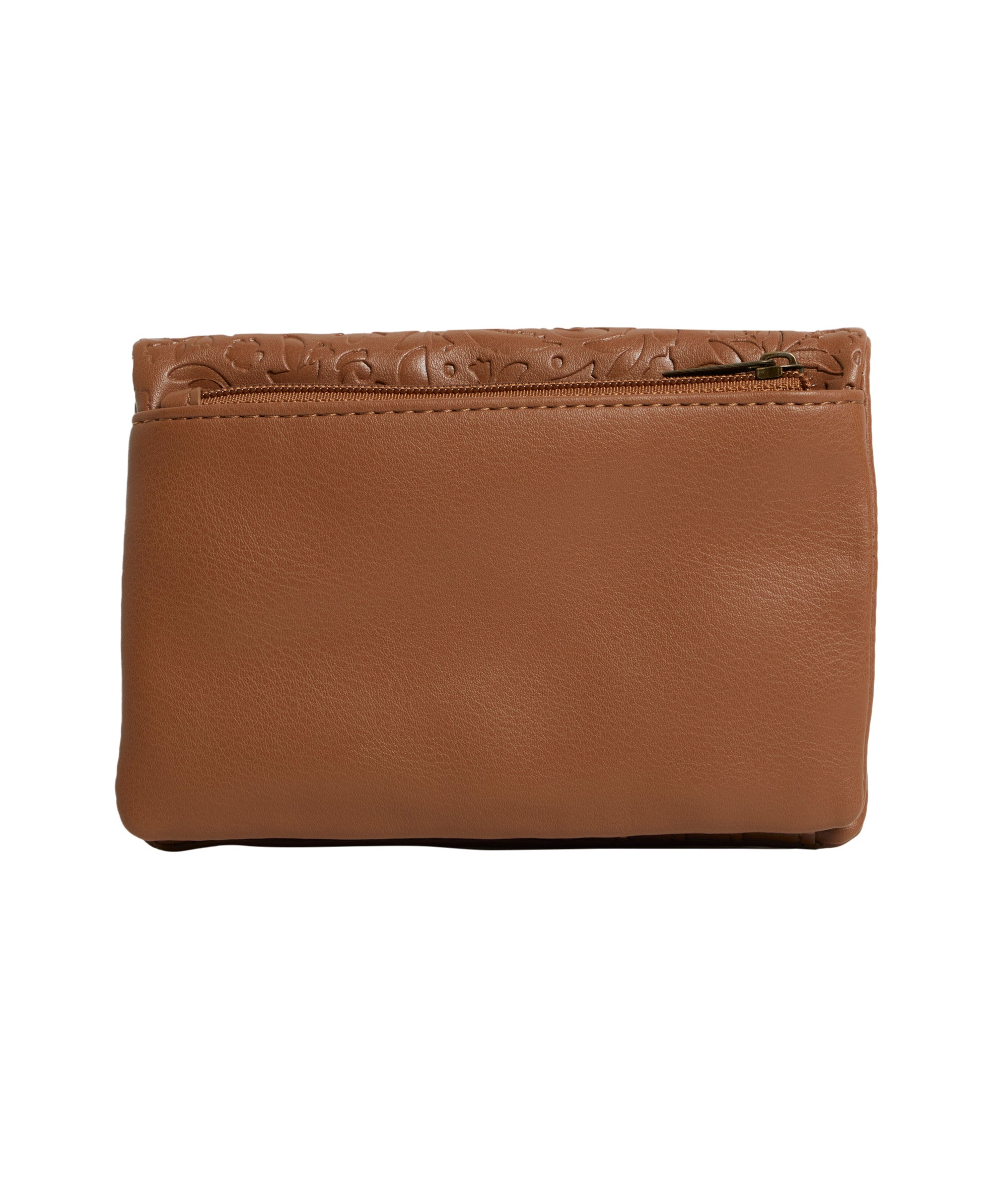 SWEET MYSTIC EMBOSSED WALLET - LIGHT TAN