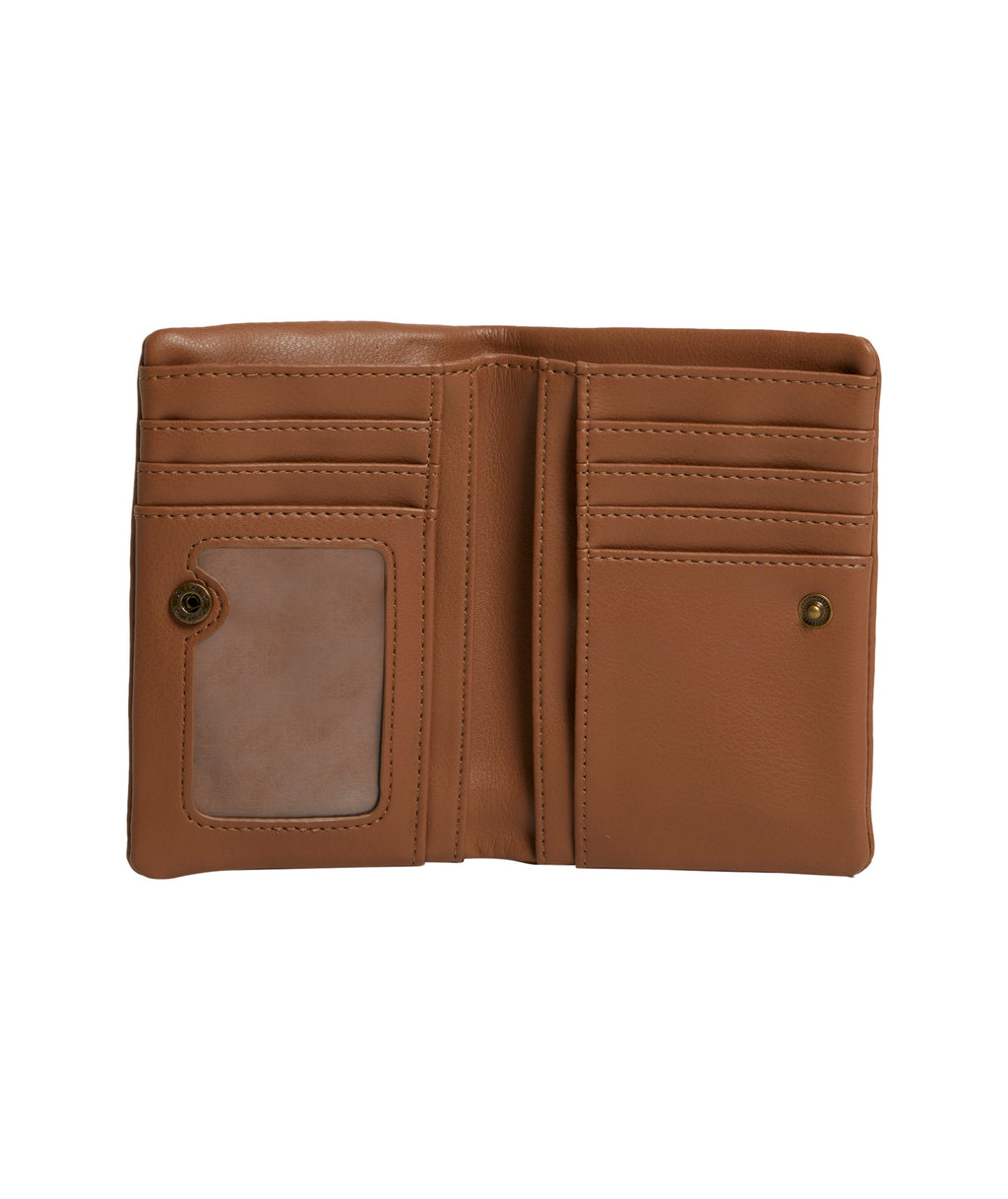 SWEET MYSTIC EMBOSSED WALLET - LIGHT TAN