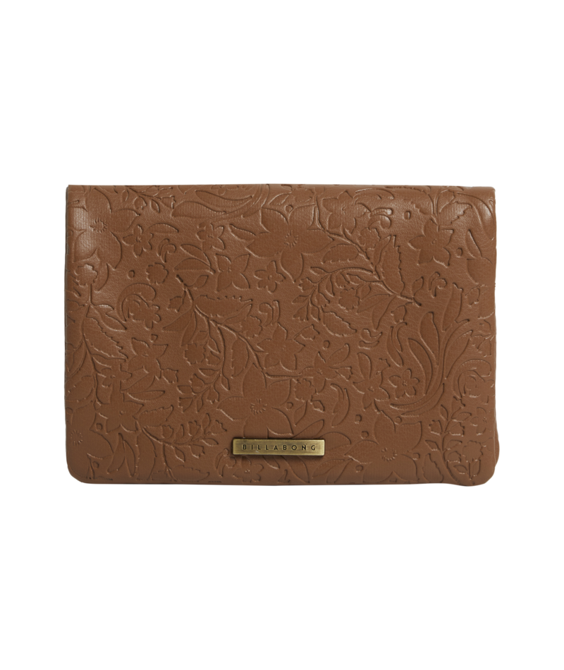 SWEET MYSTIC EMBOSSED WALLET - LIGHT TAN
