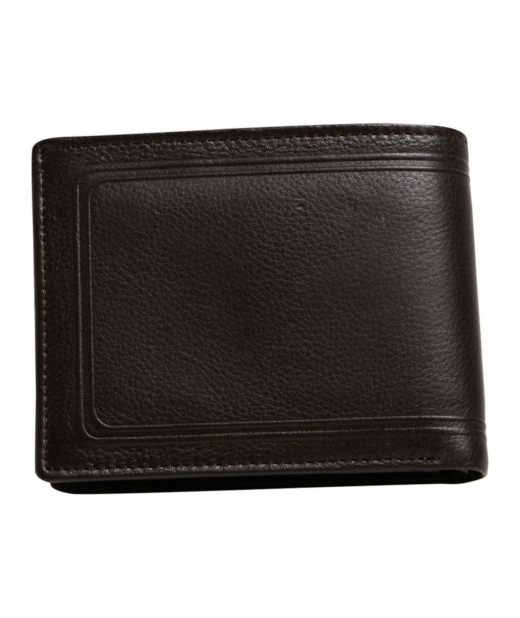 SCOPE 2 IN 1 LEATHER WALLET - JAVA GRAIN