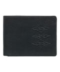 SLIM STASHIE LEATHER WALLET BLACK GRAIN
