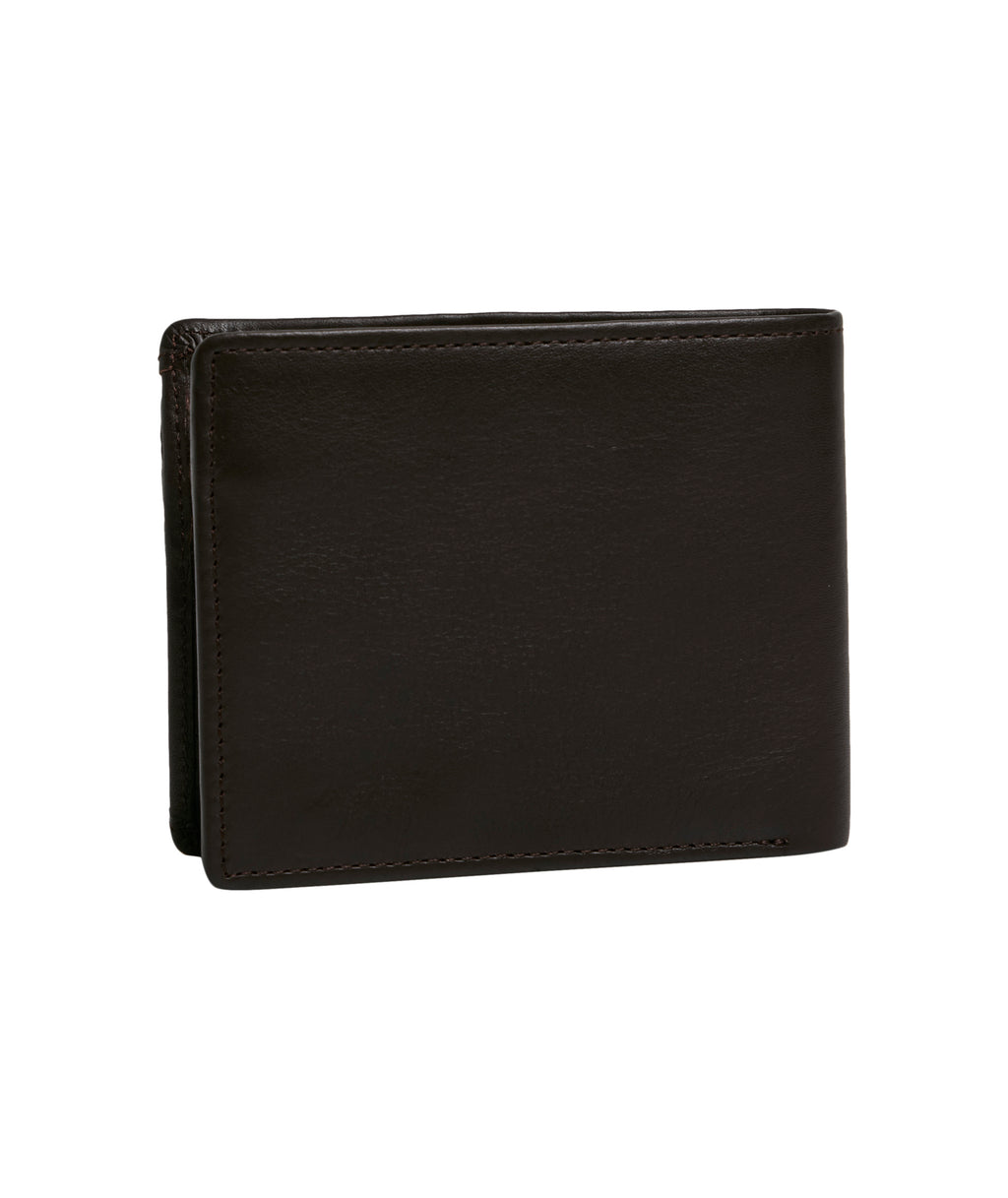 SLIM 2 IN 1 LEATHER WALLET JAVA GRAIN