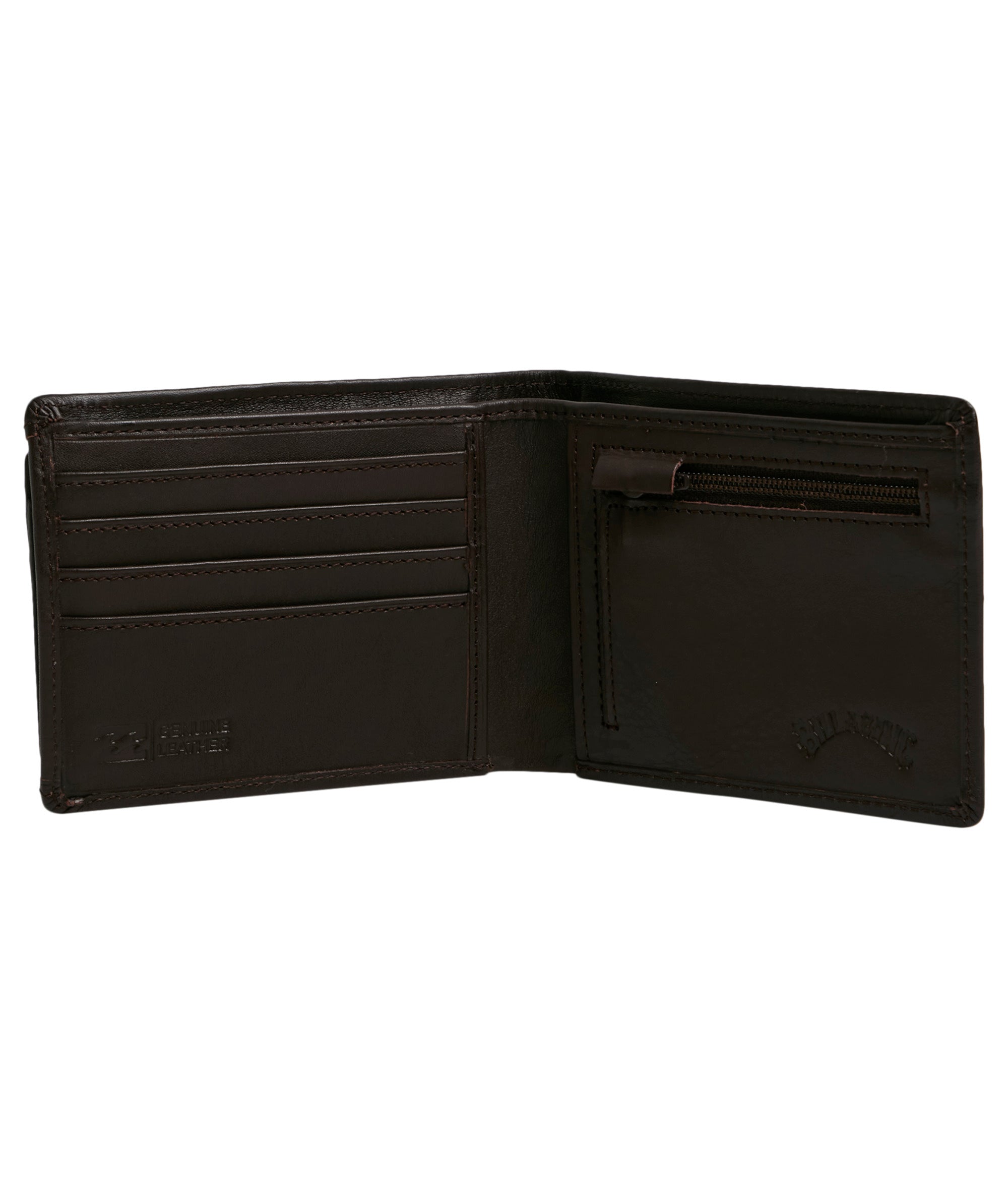 SLIM 2 IN 1 LEATHER WALLET JAVA GRAIN