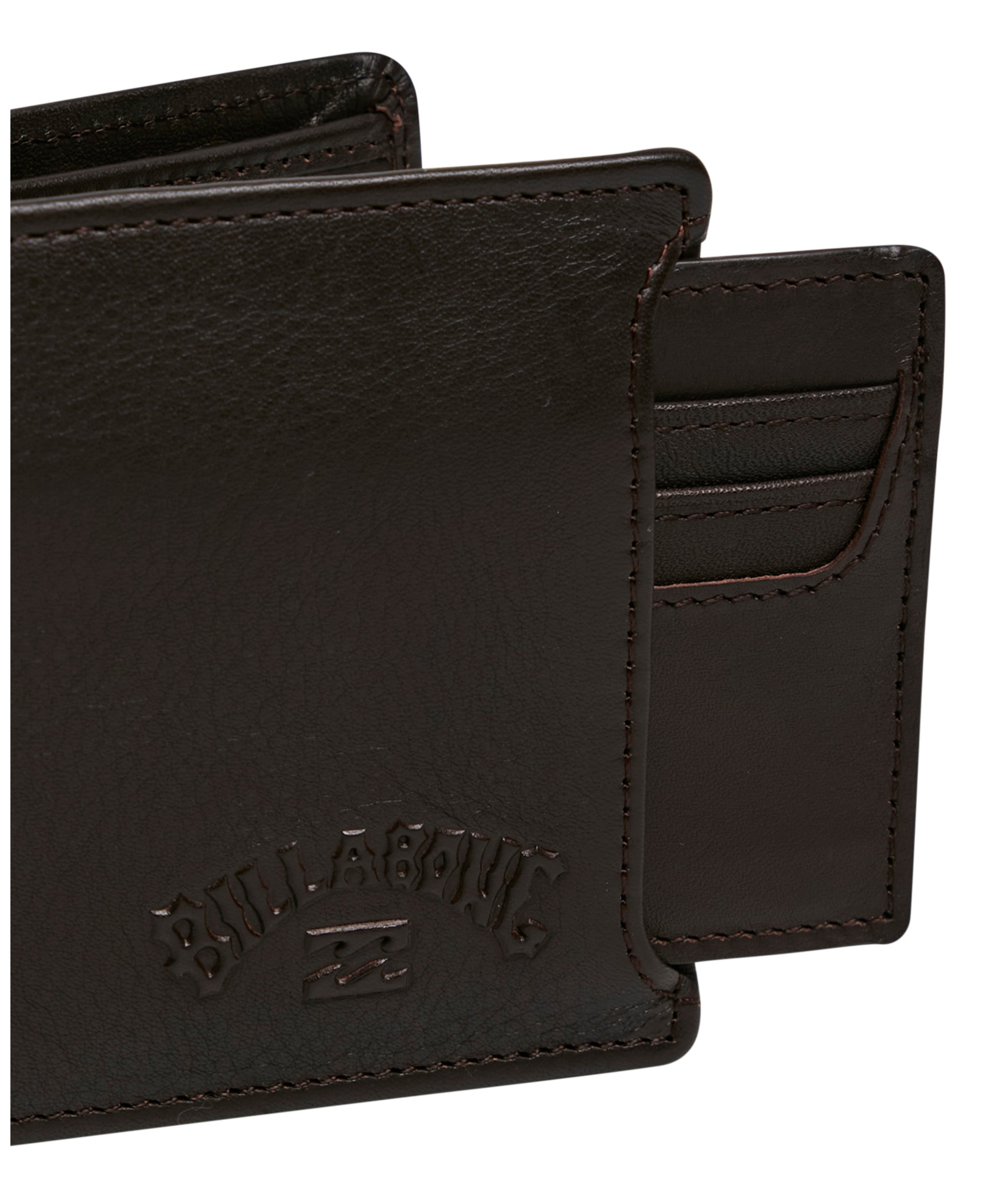 SLIM 2 IN 1 LEATHER WALLET JAVA GRAIN