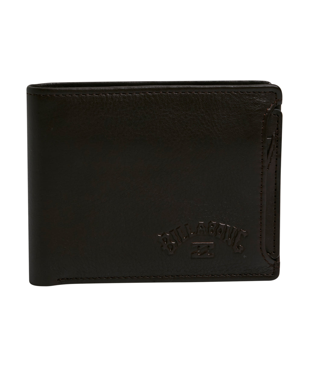 SLIM 2 IN 1 LEATHER WALLET JAVA GRAIN