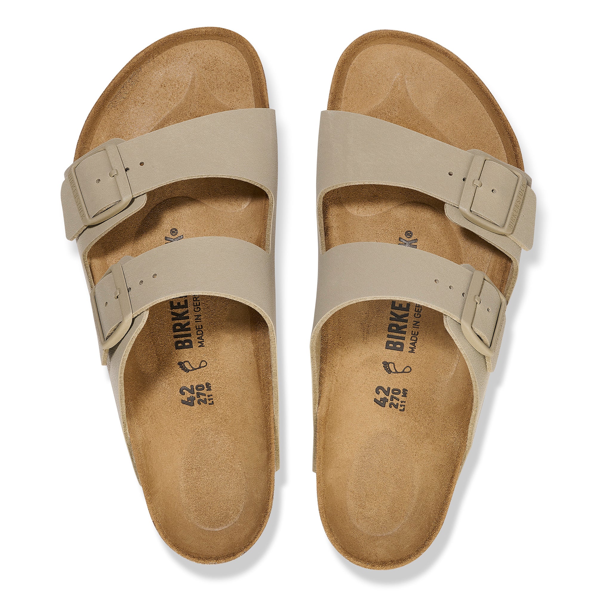 ARIZONA FADED KHAKI BIRKO-FLOR REGULAR