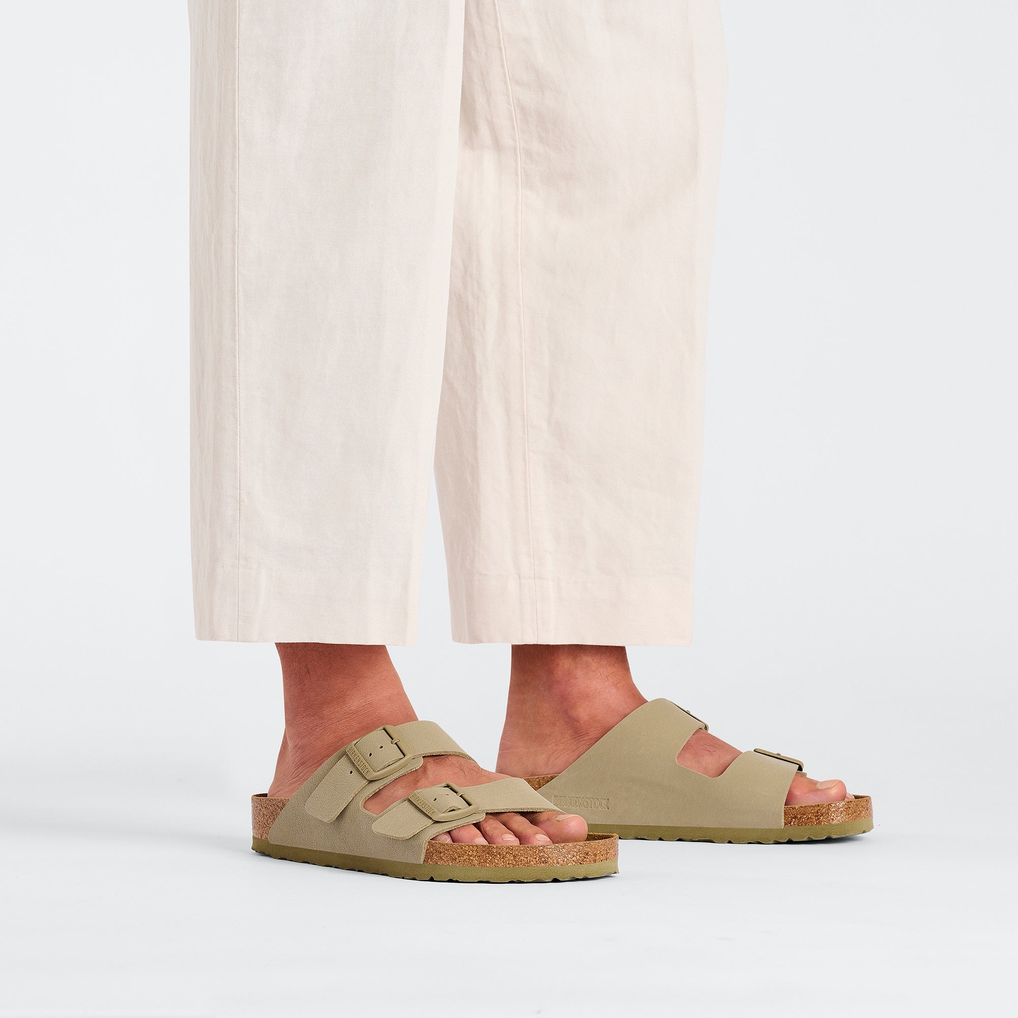 ARIZONA FADED KHAKI BIRKO-FLOR NARROW