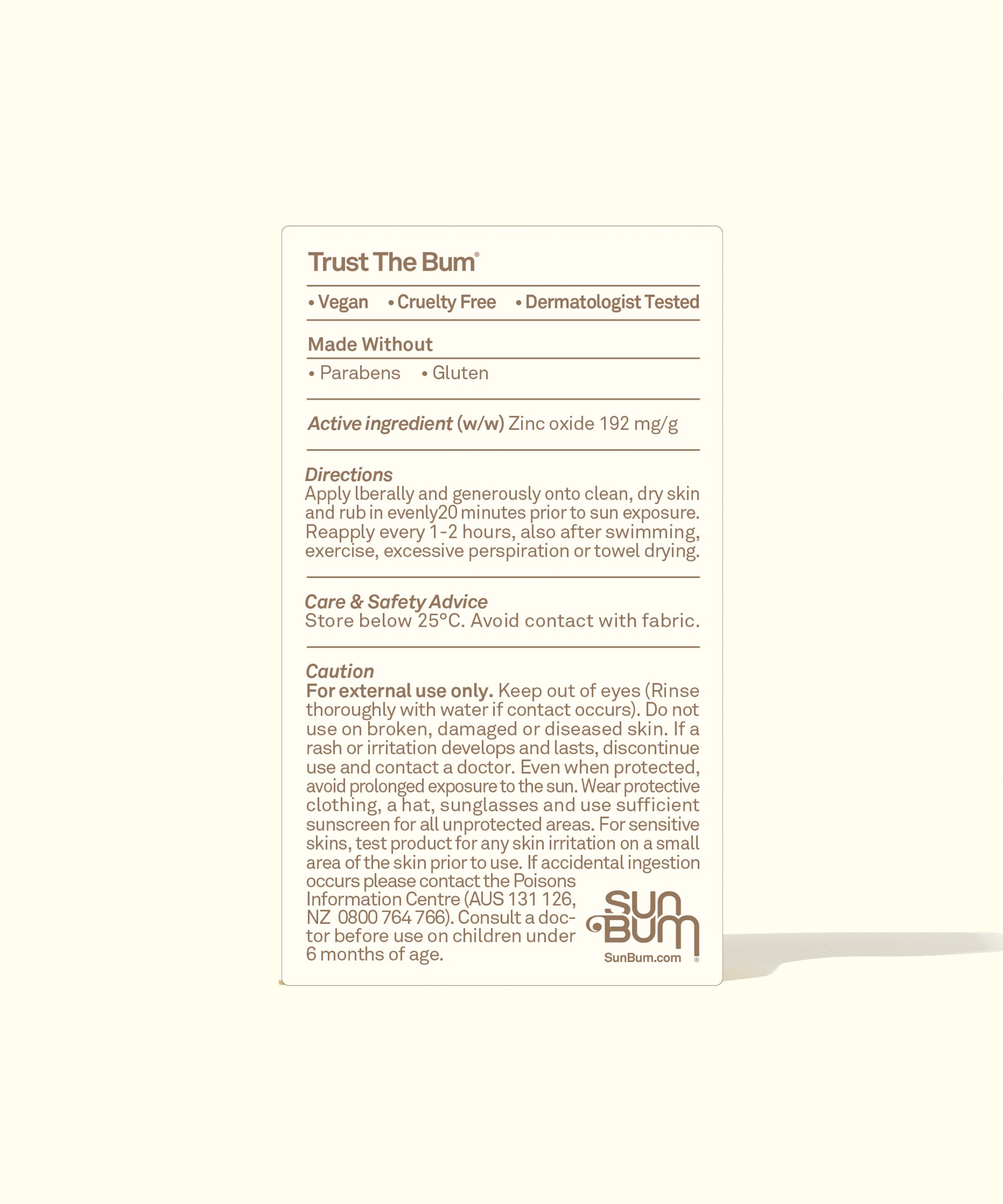 BABY BUM SPF 50 MINERAL FACE STICK